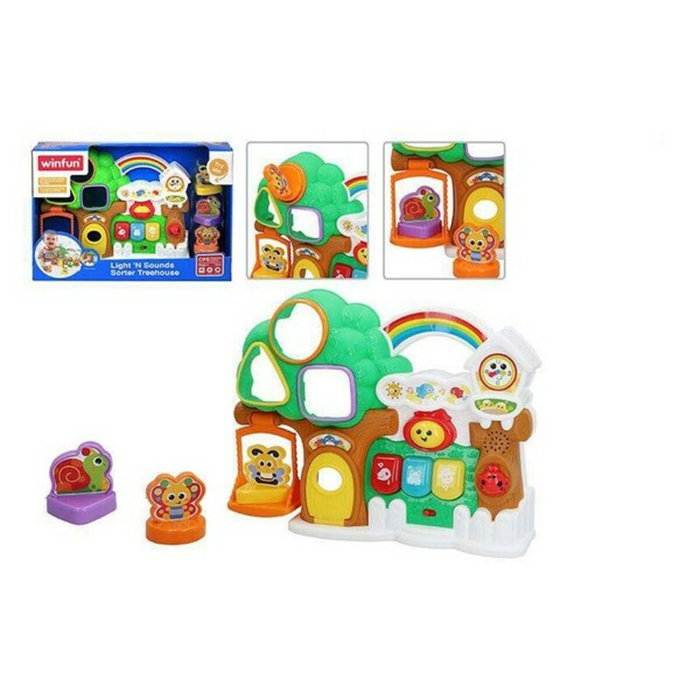 Jouet interactif WinFun Sorter Treehouse Winfun 32 x 24,5 x 7 cm Jouet interactif WinFun Sorter Treehouse Winfun 32 x 24,5 x 7 cm