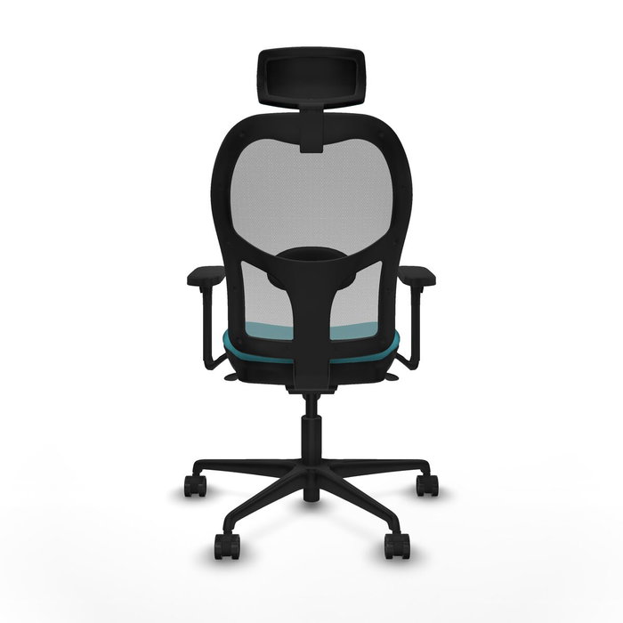 Piqueras y Crespo Chaise de Bureau avec Appui-tête 3D036N2 Turquoise Piqueras y Crespo Chaise de Bureau avec Appui-tête 3D036N2 Turquoise