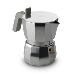 Alessi DC06/3 Cafetière Moka 3 Tasses Conception David Chipperfield - Cafetière Italienne pour Expresso