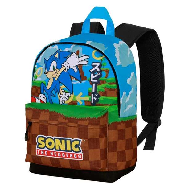 Sonic Greenhill HS FAN Mochila pequeña Sac à dos compact 25x15x35 cm en ripstop avec bretelles et dos rembourrés - 3 ans et plus