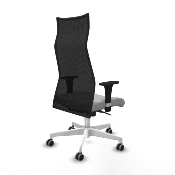 Piqueras y Crespo Chaise de Bureau Albacete XL Gris Clair et Noir Piqueras y Crespo Chaise de Bureau Albacete XL Gris Clair et Noir
