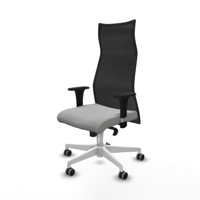 Piqueras y Crespo Chaise de Bureau Albacete XL Gris Clair et Noir Piqueras y Crespo Chaise de Bureau Albacete XL Gris Clair et Noir