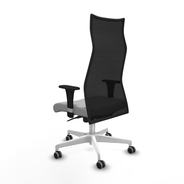 Piqueras y Crespo Chaise de Bureau Albacete XL Gris Clair et Noir Piqueras y Crespo Chaise de Bureau Albacete XL Gris Clair et Noir