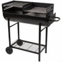 Aktive Barbecue au charbon de bois Noir 97 x 96 x 42 cm