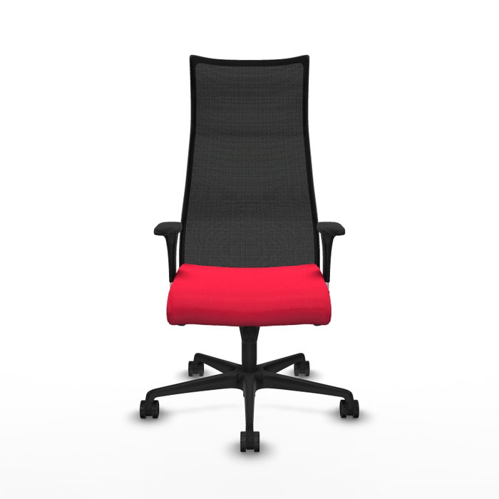 Piqueras y Crespo Chaise de Bureau Albacete Rouge et Noire