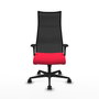 Piqueras y Crespo Chaise de Bureau Albacete Rouge et Noire