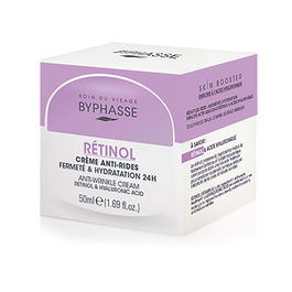Byphasse Crème Anti-Rides au Rétinol, Acide Hyaluronique - Soin Visage Hydratant & Fermeté - 50 ml