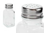 Vivalto Set de 4 Épiciers en Verre 70 ml - Transparent et Argenté 17,5x4,5x17,5 cm (Set de 24)