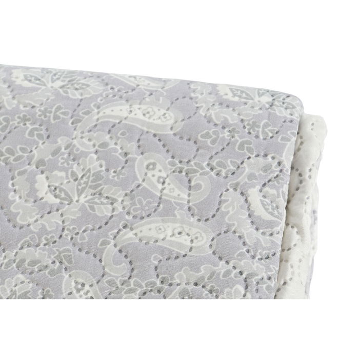 Couvre-lit DKD Home Decor Beige Gris Lit king size 270 x 270 x 1 cm