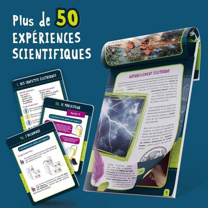 Lisciani Giochi Génius Science - Jeu scientifique l'électricité - 50 expériences Lisciani Giochi Génius Science - Jeu scientifique l'électricité - 50 expériences