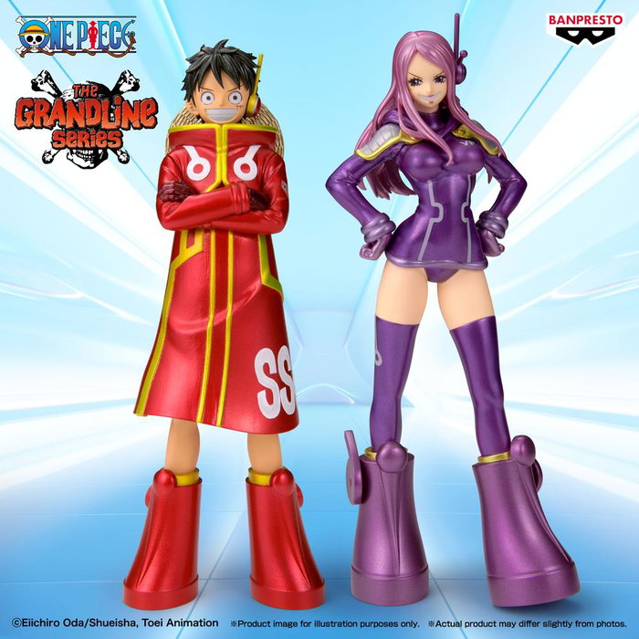 Banpresto Figurine One Piece DXF The Grandline Series - Monkey D. Luffy Version A, PVC/ABS, 17 cm