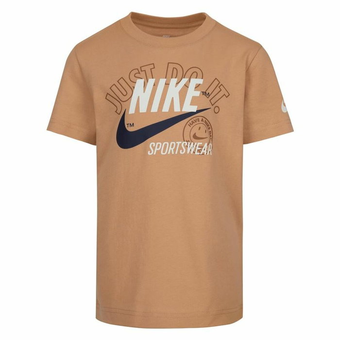 T-shirt à manches courtes enfant Nike Retro Ss Beige T-shirt à manches courtes enfant Nike Retro Ss Beige