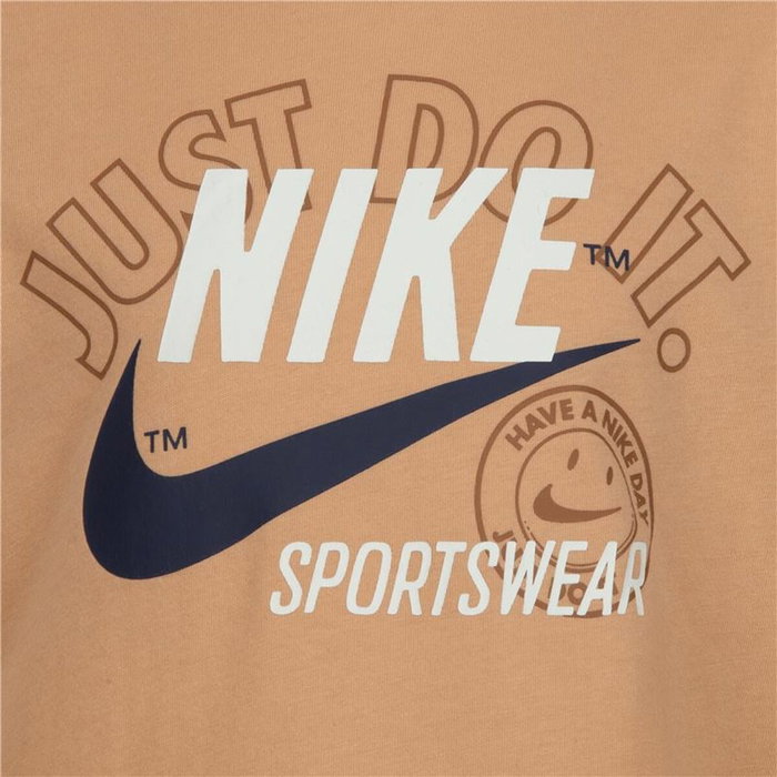 T-shirt à manches courtes enfant Nike Retro Ss Beige T-shirt à manches courtes enfant Nike Retro Ss Beige
