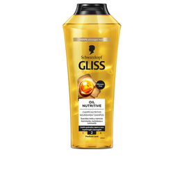 Schwarzkopf Mass Market Gliss Oil Shampoing Nutritif pour Cheveux Secs et Abîmés 400 ml
