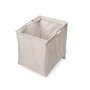 Emuca Panier Quartz Titane et Beige 418x320x400mm