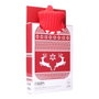 Edm Bouillotte 2 L avec motif rennes nordiques – Housse en laine rouge et blanc