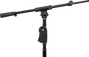 SBG Support Microphone Sol avec Trépied, Hauteur Réglable 1143-1765mm, Pliable Noir