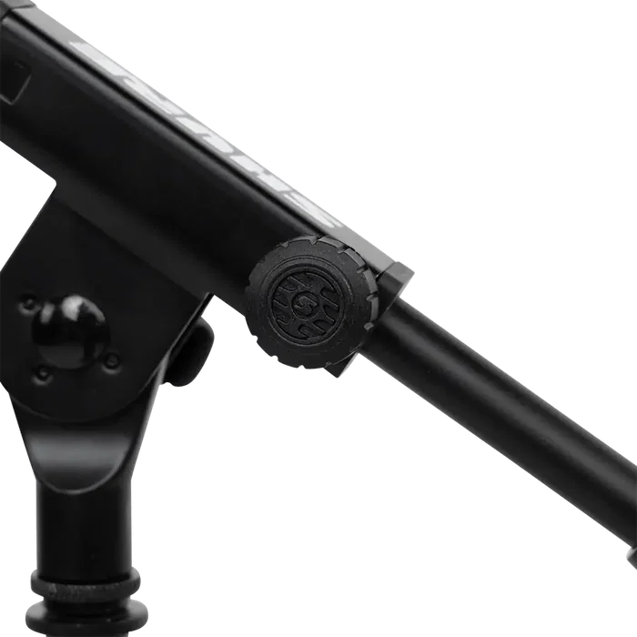 SBG Support Microphone Sol avec Trépied, Hauteur Réglable 1143-1765mm, Pliable Noir