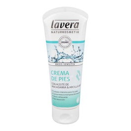 Lavera Crème pour les pieds bio macadamia et argile 75ml
