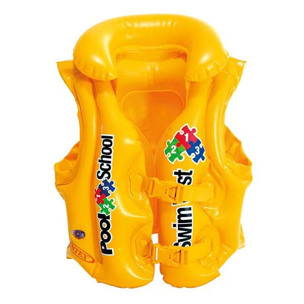 Intex - Gilet de natation gonflable pour enfant 50x47 cm, Taille 3-6 ans, PVC Intex - Gilet de natation gonflable pour enfant 50x47 cm, Taille 3-6 ans, PVC