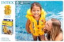 Intex - Gilet de natation gonflable pour enfant 50x47 cm, Taille 3-6 ans, PVC