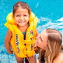 Intex - Gilet de natation gonflable pour enfant 50x47 cm, Taille 3-6 ans, PVC
