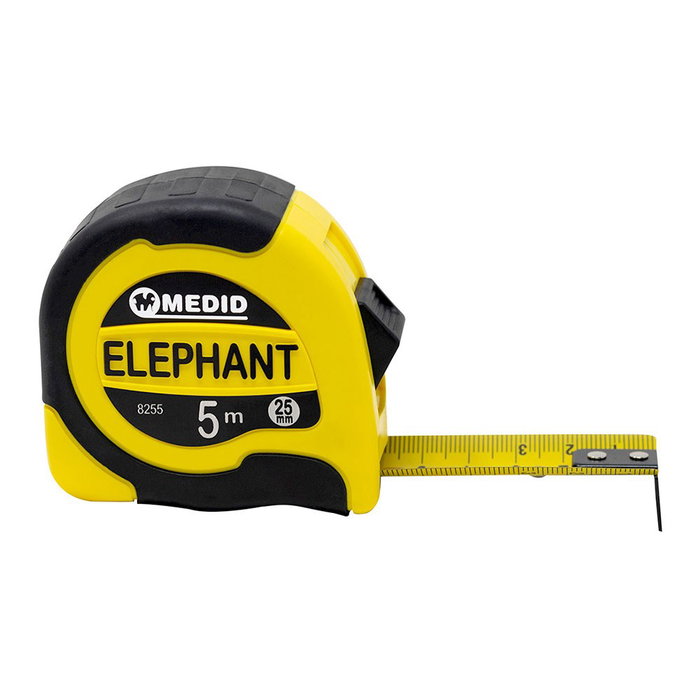 Medid Flexomètre Elephant bimatériau 5 m x 25 mm