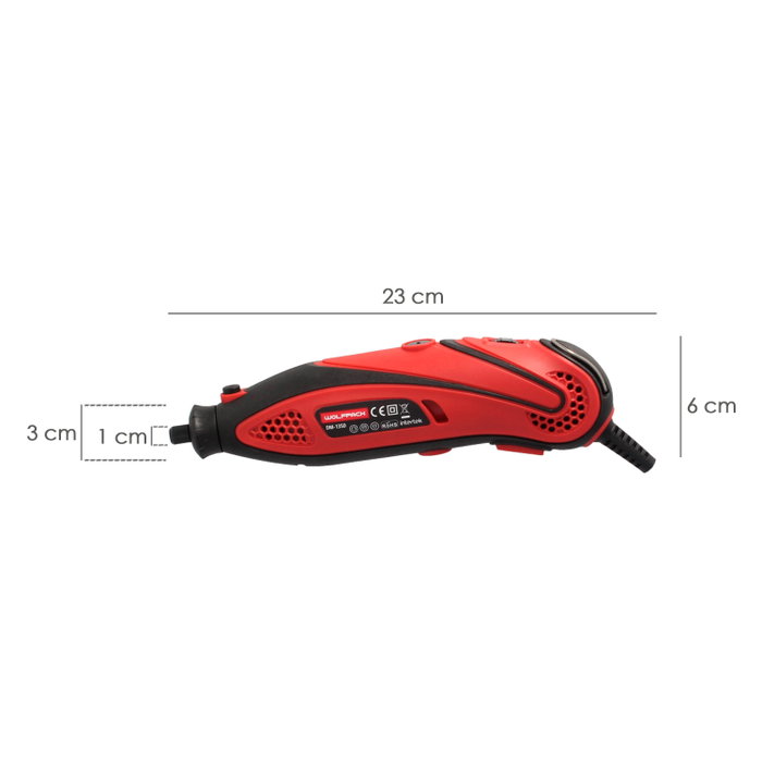 WOLFPACK LINEA PROFESIONAL Multi-outil 130W avec maletín et 210 accessoires WOLFPACK LINEA PROFESIONAL Multi-outil 130W avec maletín et 210 accessoires