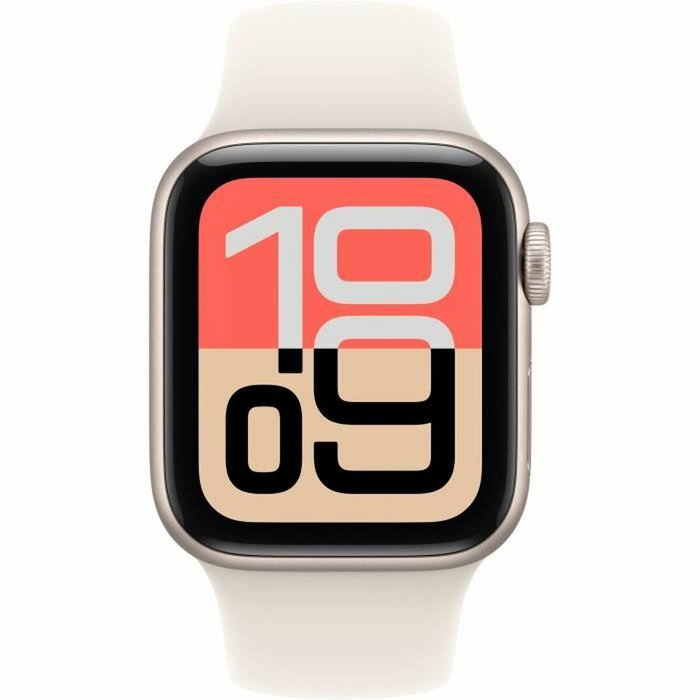 Apple Watch SE 3 GPS - 40mm - Boîtier Starlight Aluminium - Bracelet Starlight Sport Band - M/L Apple Watch SE 3 GPS - 40mm - Boîtier Starlight Aluminium - Bracelet Starlight Sport Band - M/L