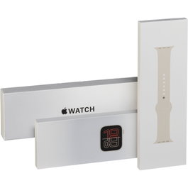 Apple Watch SE 3 GPS - 40mm - Boîtier Starlight Aluminium - Bracelet Starlight Sport Band - M/L