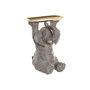 Home ESPRIT Figurine Décorative Éléphant Gris et Doré