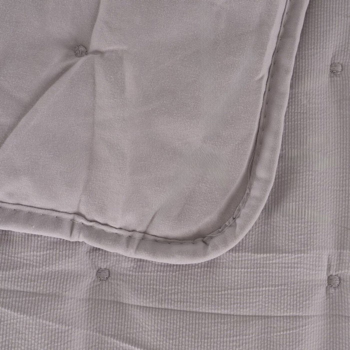 Couvre-lit Gris 270 x 280 x 1 cm Couvre-lit Gris 270 x 280 x 1 cm