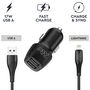 Chargeur de voiture Myway Noir