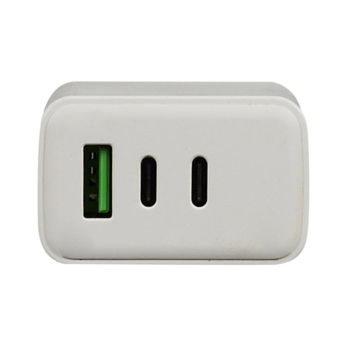 Be Mix Adaptateur de courant 40 W avec 1 port USB et 2 ports USB-C Be Mix Adaptateur de courant 40 W avec 1 port USB et 2 ports USB-C