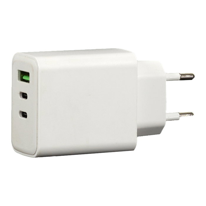 Be Mix Adaptateur de courant 40 W avec 1 port USB et 2 ports USB-C Be Mix Adaptateur de courant 40 W avec 1 port USB et 2 ports USB-C
