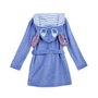 Cerdá Batín Robe en Polaire Coral Fleece Stitch avec Capuche - Taille 8 Ans (Âge Recommandé) - Bleu