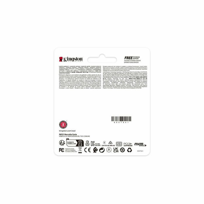 Disque dur Kingston NV3 M.2 2230 500 GB SSD