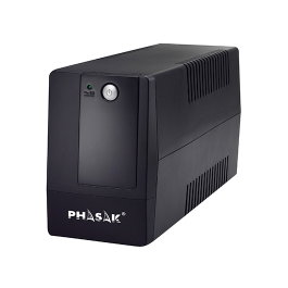 Phasak SAÍ 800 VA Line Interactive Basic AVR 2 prises Schuko PH9408