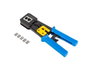 Lanberg Crimpadora Pass Through RJ45 RJ11 - Outil de Crimpage avec Trinquette et Couteaux