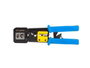 Lanberg Crimpadora Pass Through RJ45 RJ11 - Outil de Crimpage avec Trinquette et Couteaux