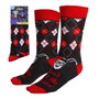 Harley Quinn Chaussettes unisexe noir taille 36-43