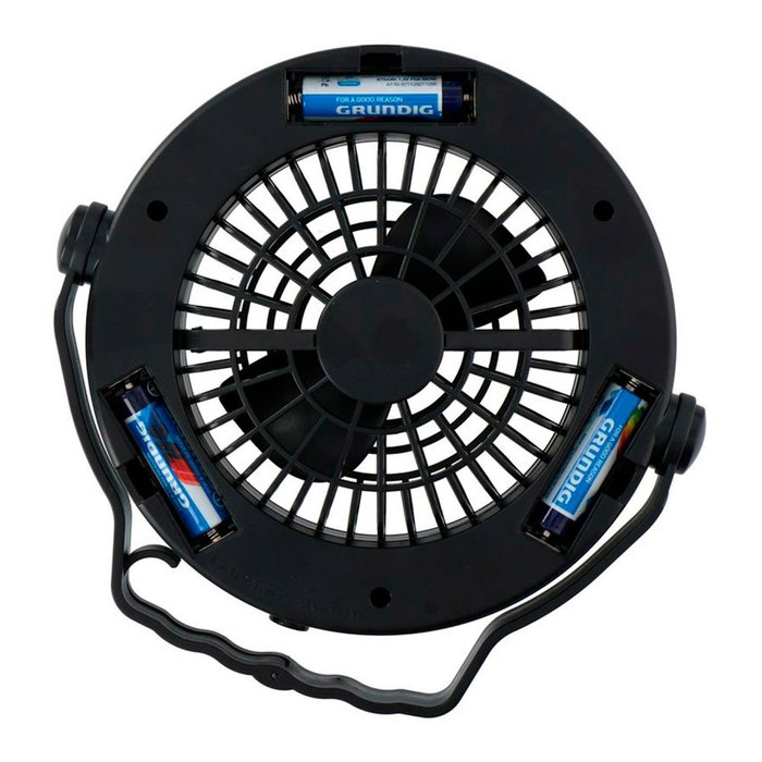 Grundig Lumière et ventilateur à piles, ø19,5 x 6,3 cm
