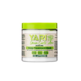 Yari Green Curls - Masque Traitant Profond Hydratation Intense 475 ml - Avec Avocat, Grenade et Baies - Pour Cheveux Lisses, Ondulés, Bouclés et Afro - Méthode Curly