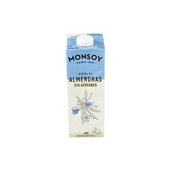 Monsoy Boisson aux amandes sans sucre Bio 1L
