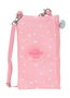 Safta Monedero Portamovil Reciclado Blackfit8 "Globitos" - Portefeuille Porte-téléphone 10x19 cm en Polyester Recyclé 300D - Rosa