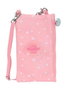 Safta Monedero Portamovil Reciclado Blackfit8 "Globitos" - Portefeuille Porte-téléphone 10x19 cm en Polyester Recyclé 300D - Rosa