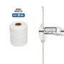 WOLFPACK LINEA PROFESIONAL Corde tressée polypropylène blanche (bobine 200 mètres)