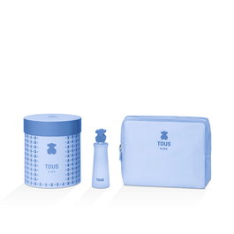 Tous Parfum Kids Boy Homme Eau de Toilette 100 ml + Trousse de Toilette Coffret Cadeau 2 pcs