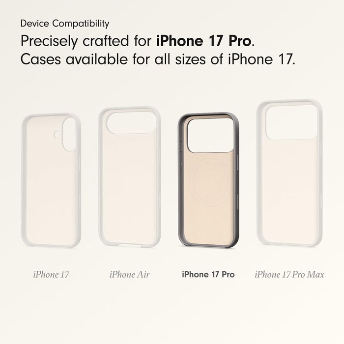 Protection pour téléphone portable Apple iPhone 17 Pro Gris