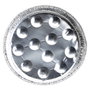 Cuisy Lot de 10 assiettes à escargots en aluminium